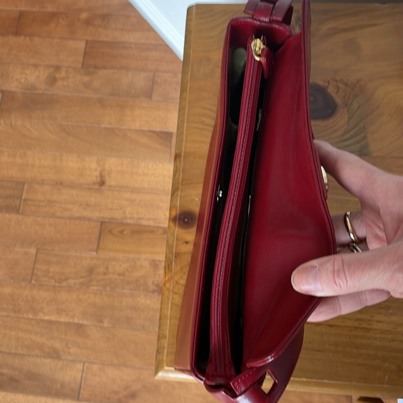 Le Tanneur red leather shoulder bag - Picture 12 of 15